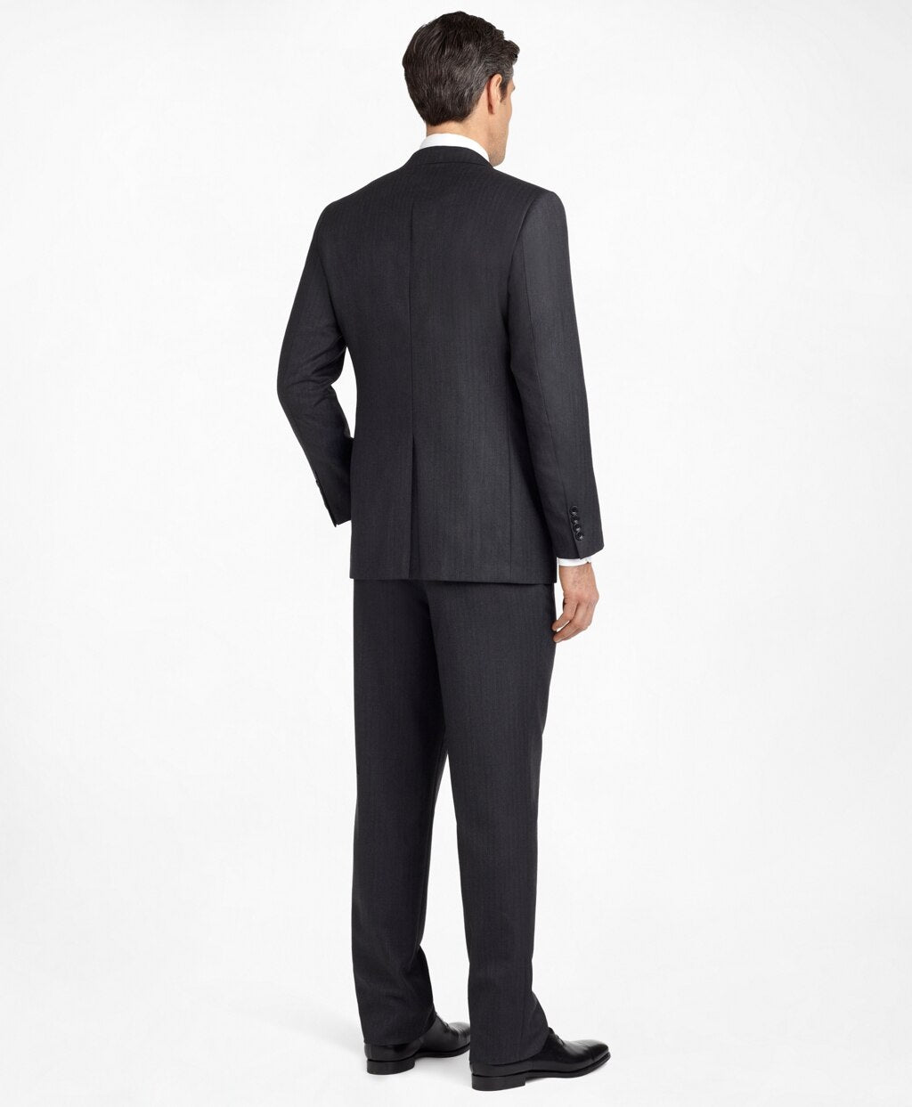 Madison Fit Saxxon™ Wool Herringbone 1818 Suit