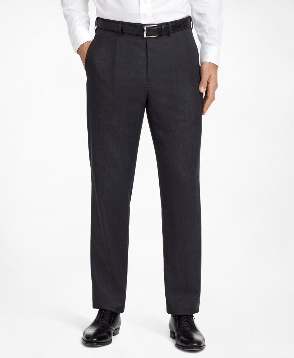 Madison Fit Saxxon™ Wool Herringbone 1818 Suit