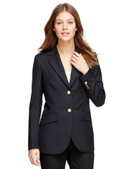 Petite Loro Piana® Classic Fit Two-Button Blazer