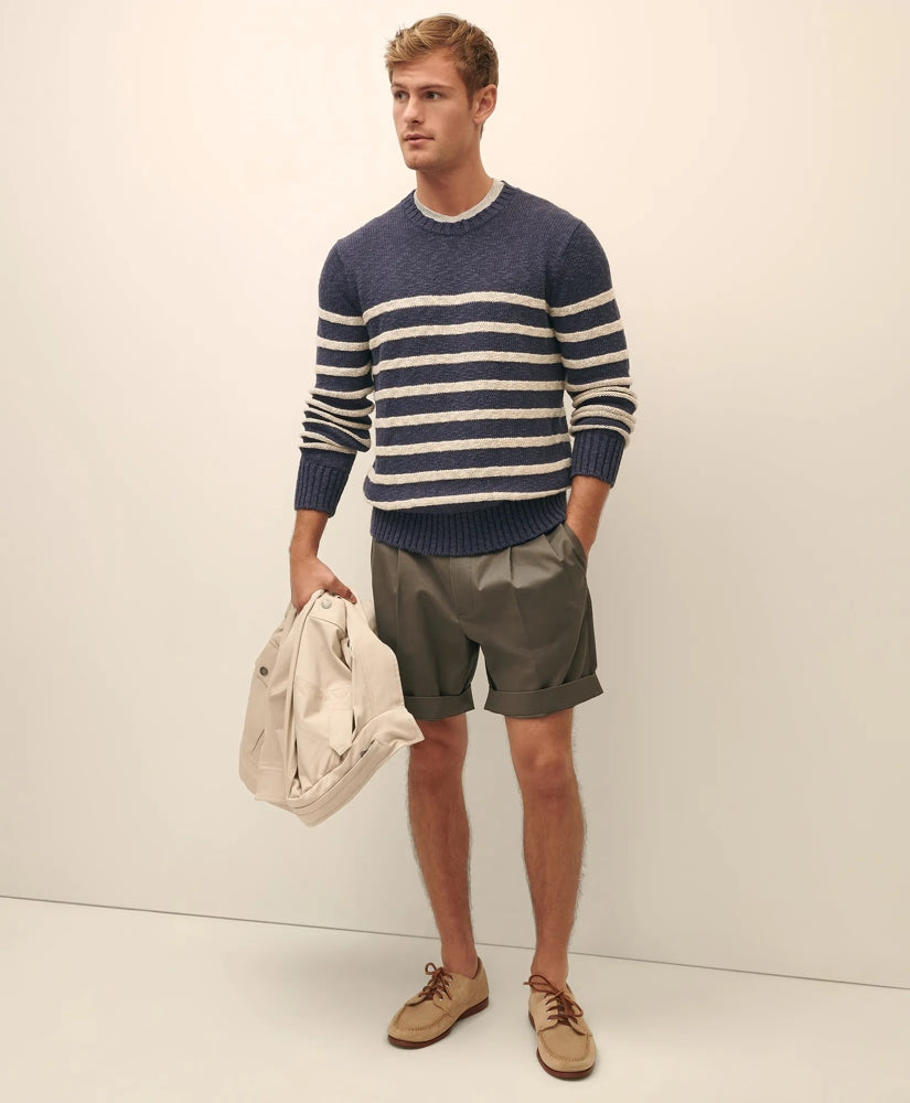 8" Pleat Front Stretch Advantage Chino® Shorts