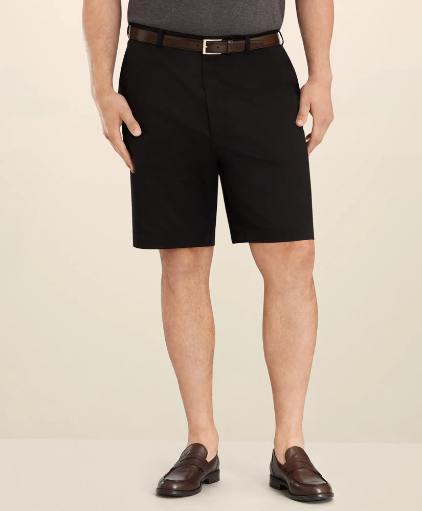 Big & Tall 10" Flat Front Stretch Advantage Chino® Shorts