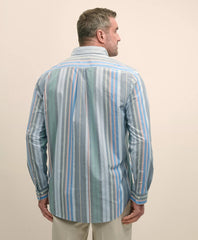 Big & Tall Friday Shirt Poplin Awning Stripe