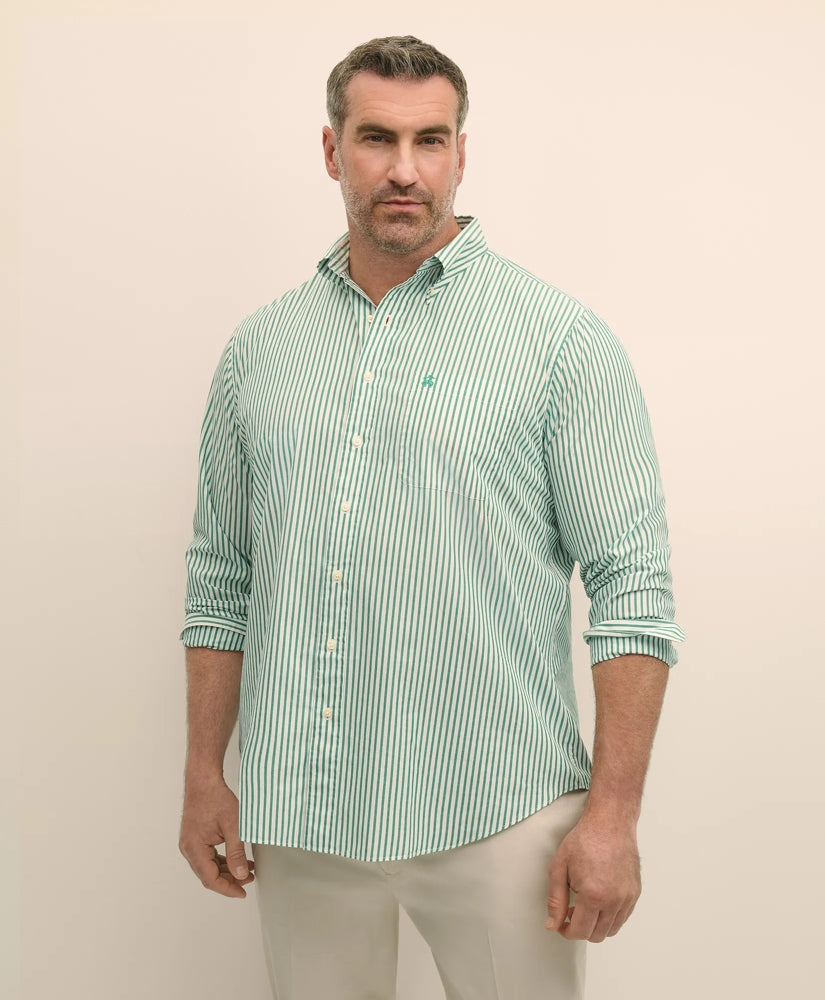 Big & Tall Friday Shirt Poplin Bengal Stripe