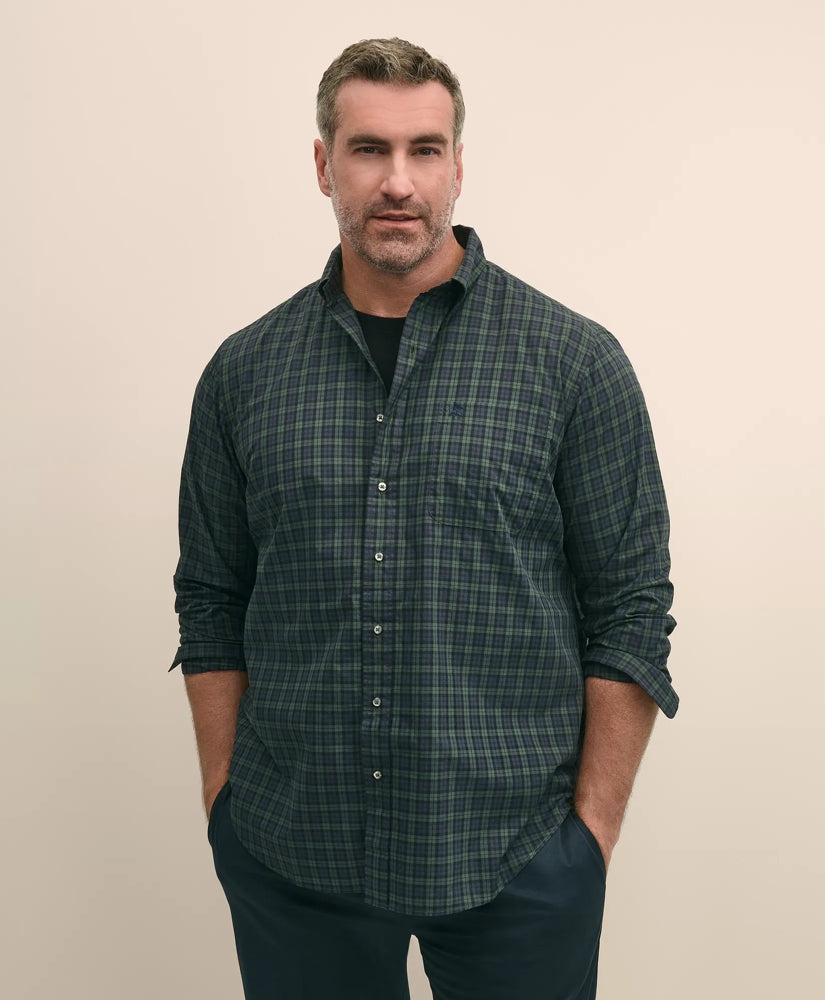 Big & Tall Friday Shirt Poplin Black Watch