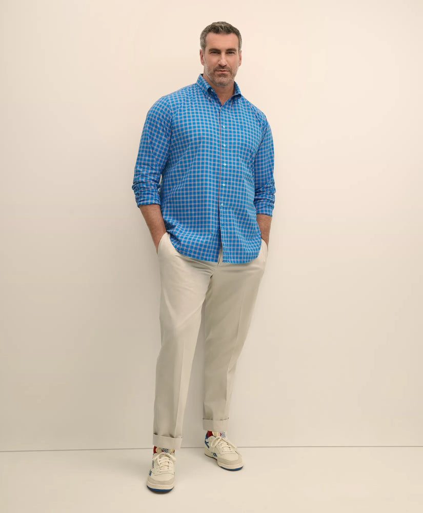 Big & Tall Friday Shirt Poplin Check