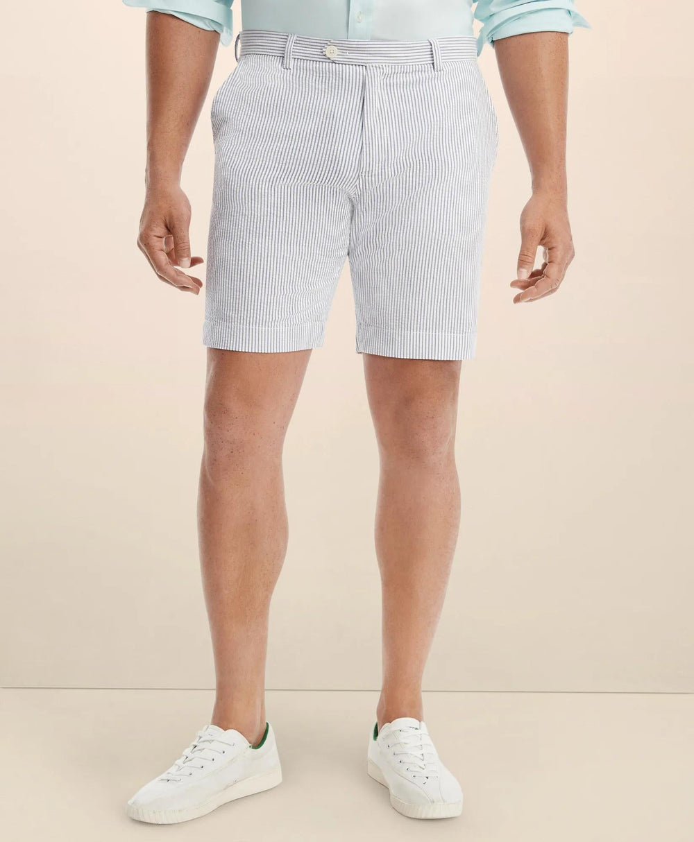 Big & Tall Stretch Cotton Seersucker Shorts