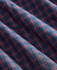 Windowpane Sport Shirt Big & Tall Stretch Supima® Cotton Non-Iron Twill Polo Button Down