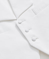 Black Fleece Formal Vest in Cotton Pique