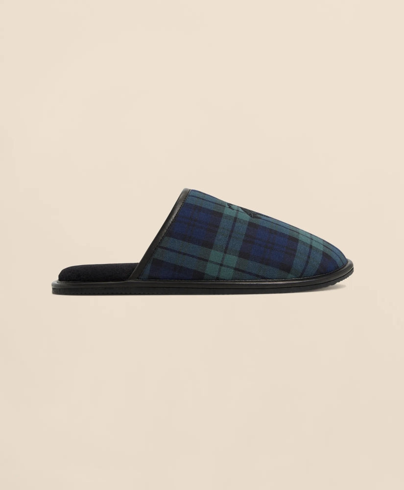 Black Watch Golden-Fleece-Emblem Slippers
