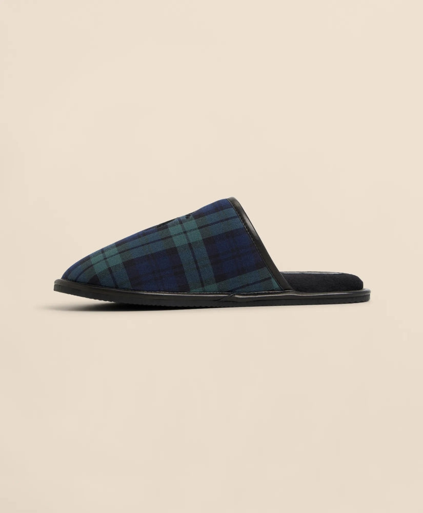 Black Watch Golden-Fleece-Emblem Slippers