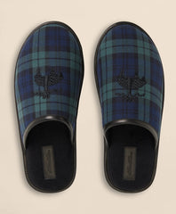 Black Watch Golden-Fleece-Emblem Slippers