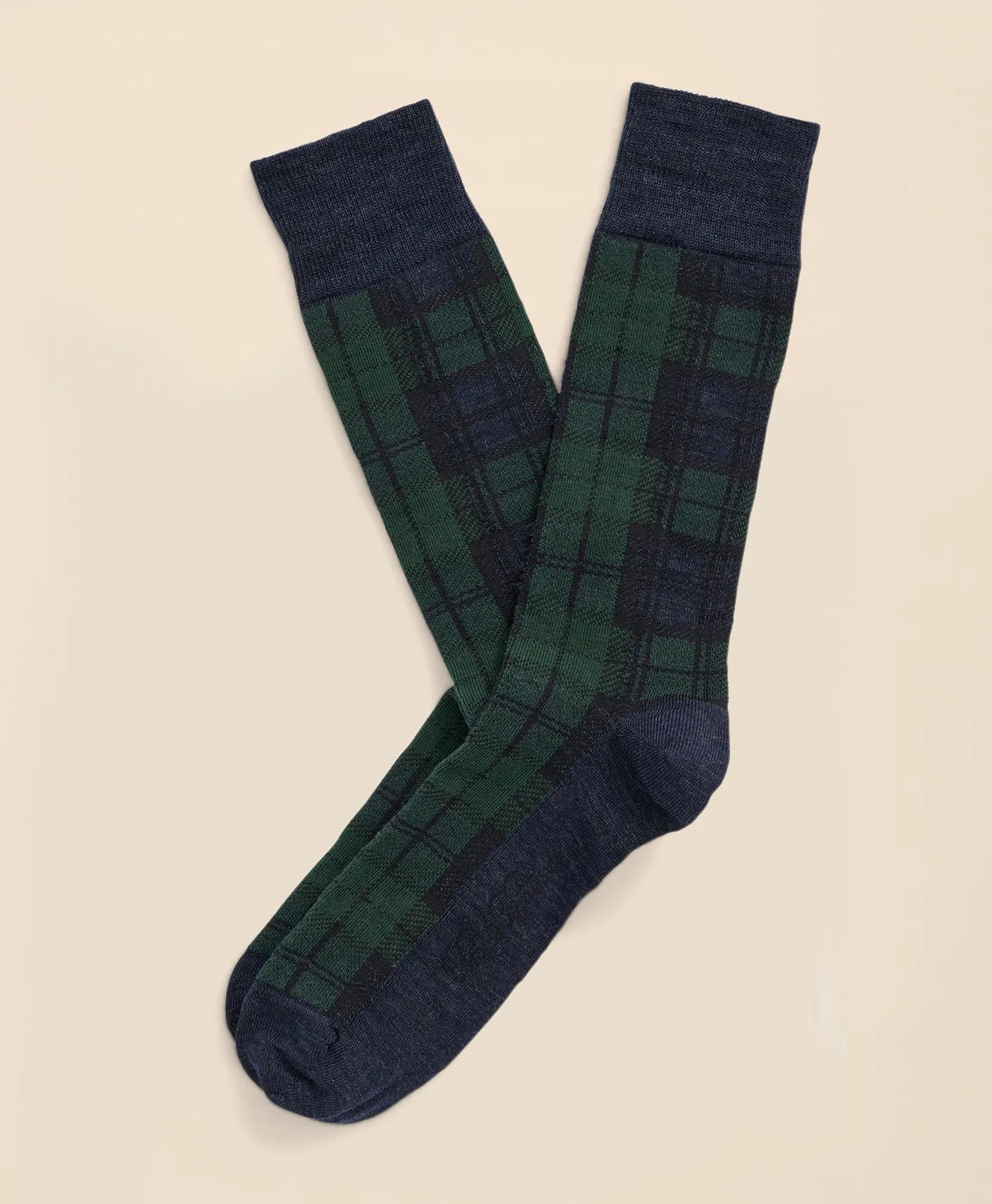 Black Watch Tartan Crew Socks