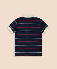 Boys Cotton-Blend Pique Polo Shirt