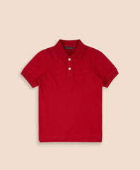 Boys Cotton-Blend Pique Polo Shirt