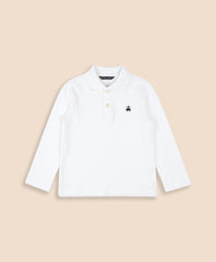 Boys Cotton-Blend Pique Polo Shirt