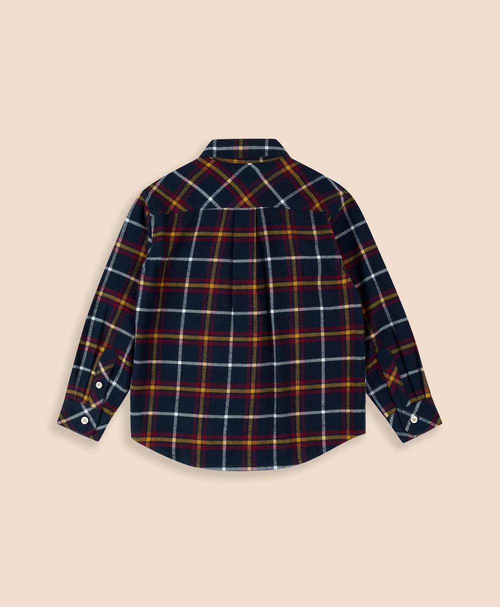 Boys Cotton Brushed Flannel Shirt