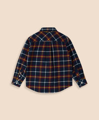 Boys Cotton Brushed Flannel Shirt
