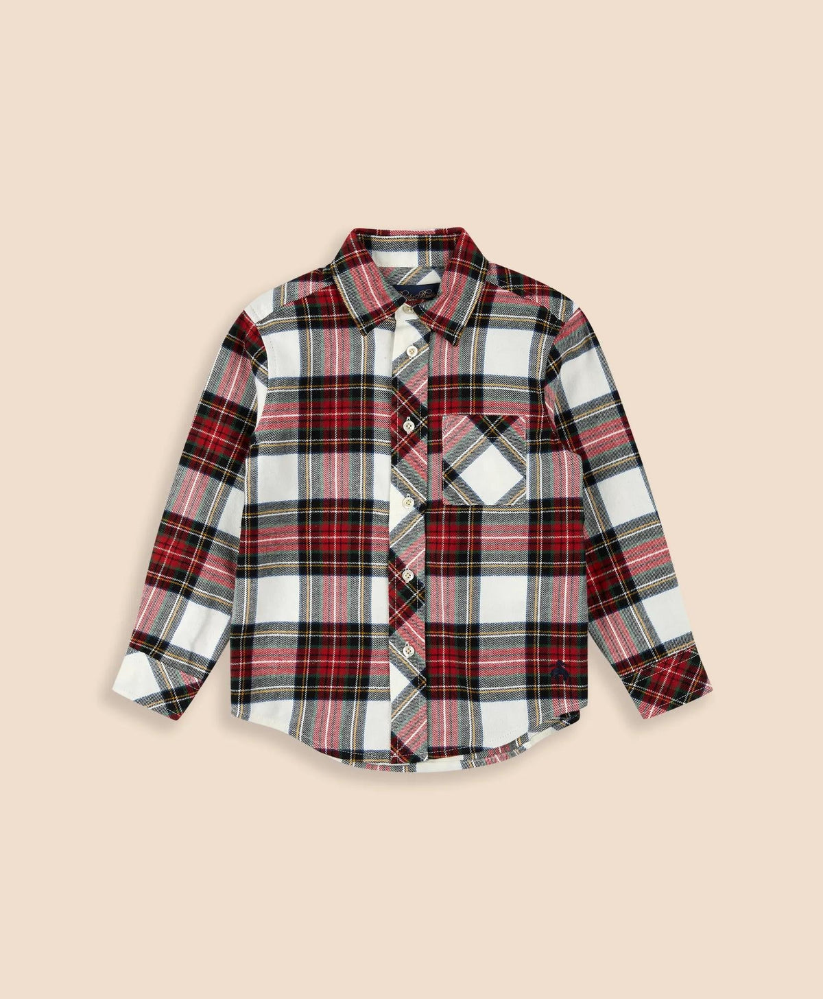 Boys Cotton Brushed Flannel Shirt