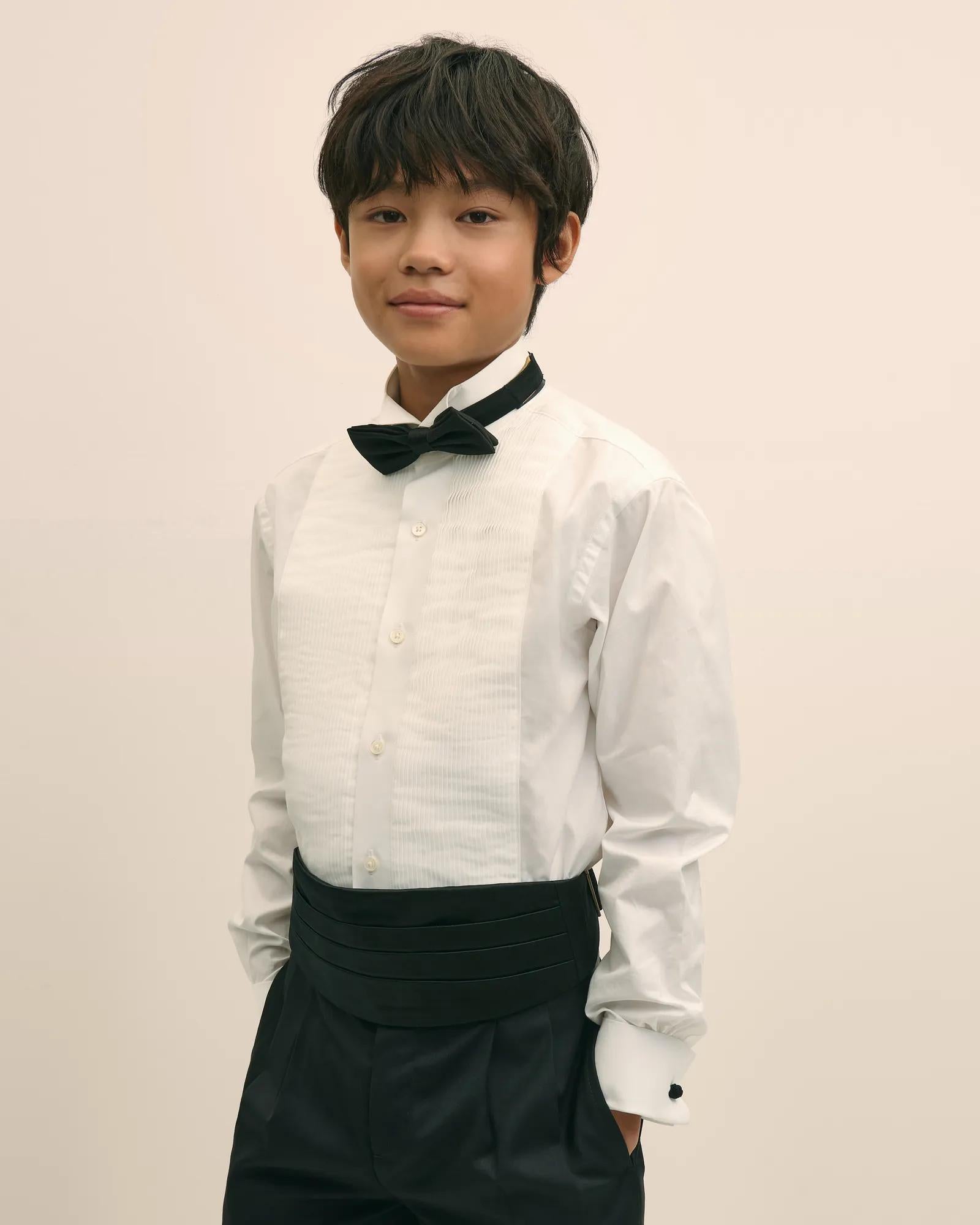 Boys Tuxedo Dress Shirt