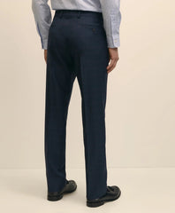 Brooks Brothers Explorer Collection Classic Fit Wool Overcheck Suit Pants