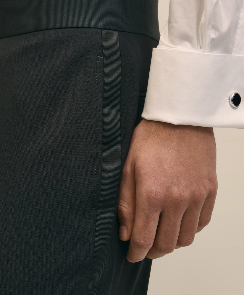 Brooks Brothers Explorer Collection Classic Fit Wool Tuxedo Pants