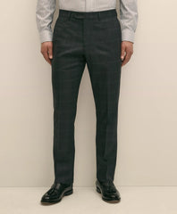 Brooks Brothers Explorer Collection Classic Fit Wool Windowpane Suit Pants