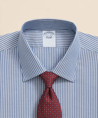 Brooks Brothers Explorer Collection Non-Iron Twill Ainley Collar Ground Stripe Dress Shirt