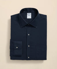 Dress Shirt Brooks Brothers Explorer Collection Non-Iron Twill Ainsley Collar