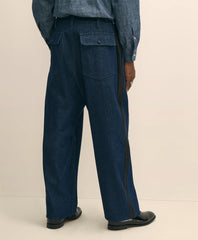Brooks Brothers X Engineered Garments Cotton Denim Fatigue Dress Pants