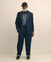 Brooks Brothers X Engineered Garments Cotton Denim Oversized Dinner Jacket