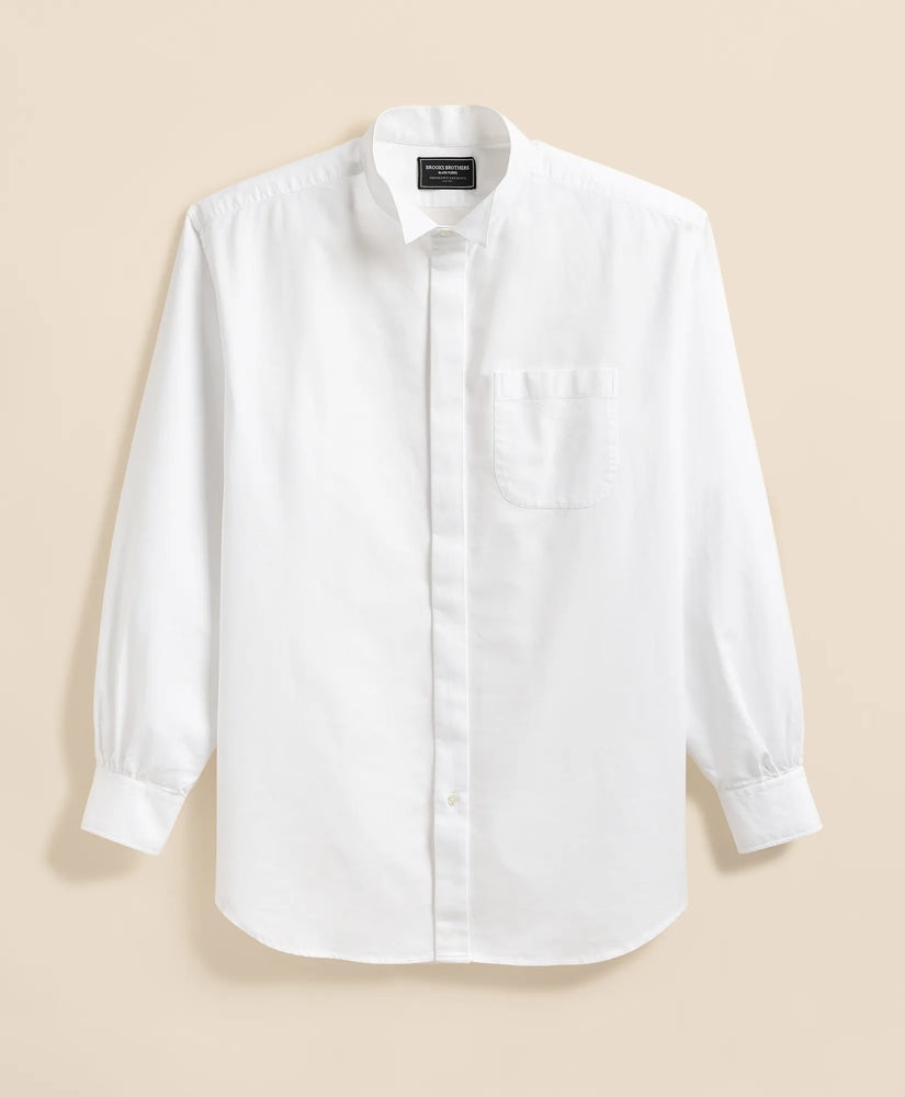 Brooks Brothers X Engineered Garments Cotton Oxford Wing Collar Oversized Dress Shirt