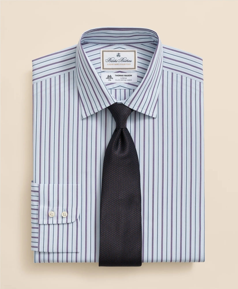 Stripe Dress Shirt Brooks Brothers X Thomas Mason® Cotton English Collar