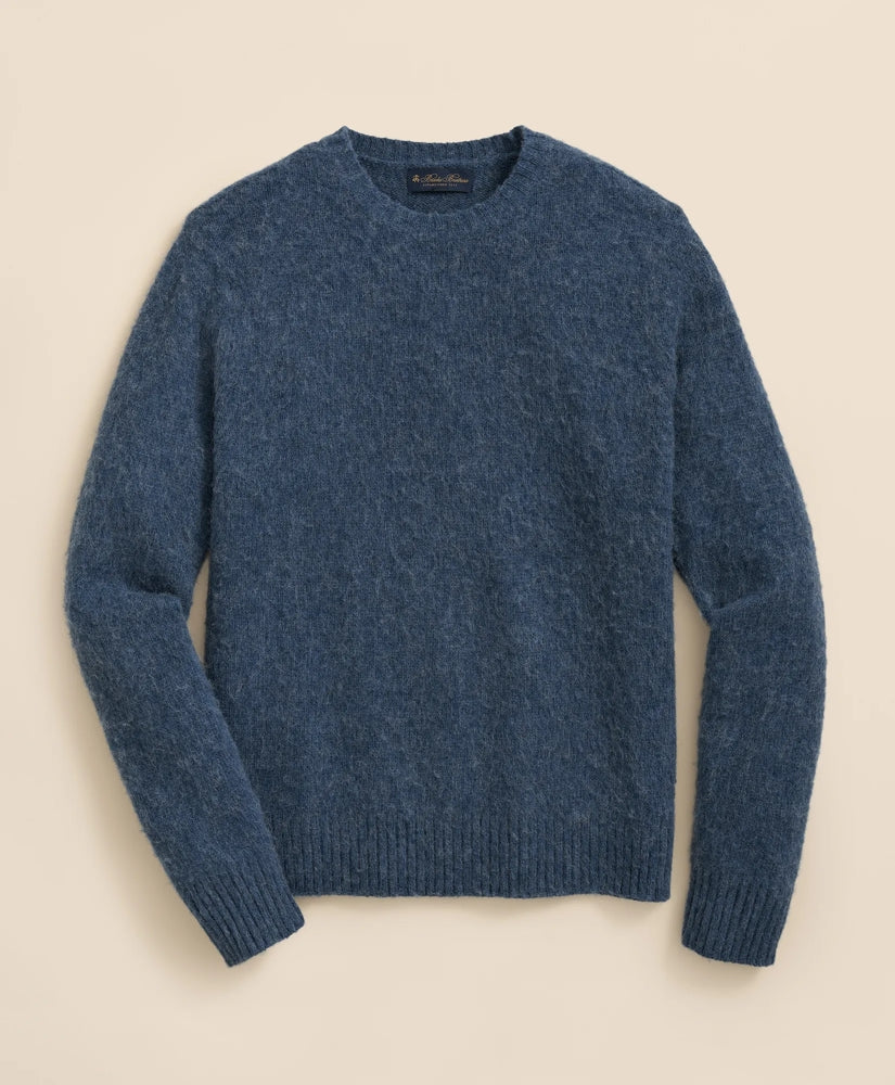 Brushed Wool Crewneck Sweater