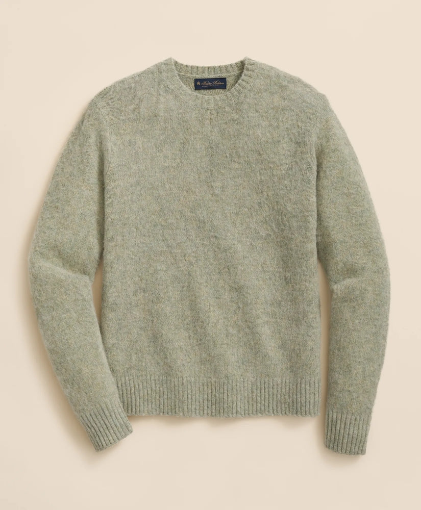 Brushed Wool Crewneck Sweater