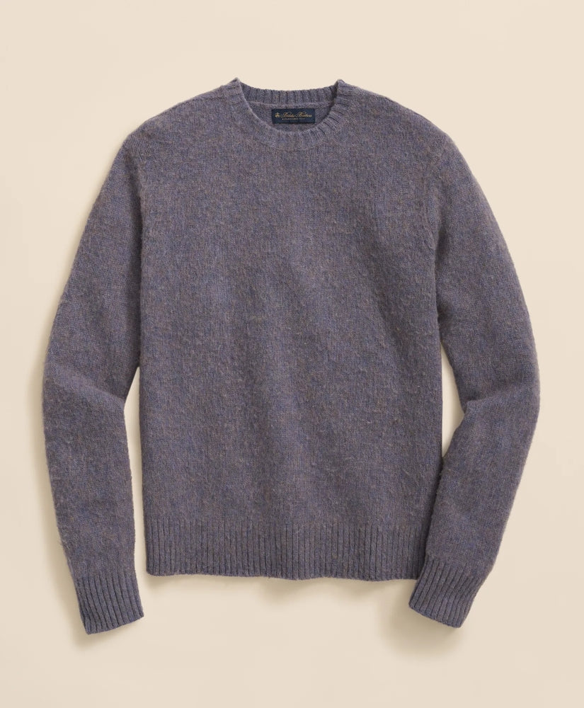 Brushed Wool Crewneck Sweater