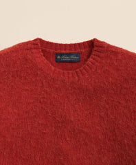Brushed Wool Crewneck Sweater