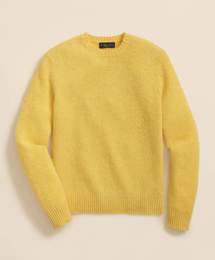 Brushed Wool Crewneck Sweater
