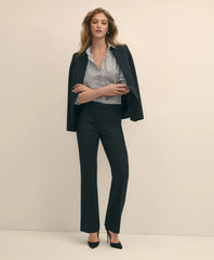 Classic Fit Stretch Supima® Cotton Non-Iron Bengal Stripe Dress Shirt