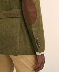 Classic Fit Wool-Cashmere Tweed Windowpane 1818 Sport Coat