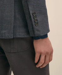 Classic Fit Wool Hopsack Gingham Sport Coat