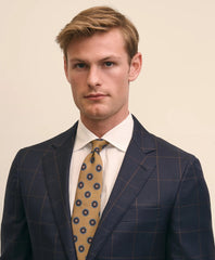 Classic Fit Wool Windowpane 1818 Suit