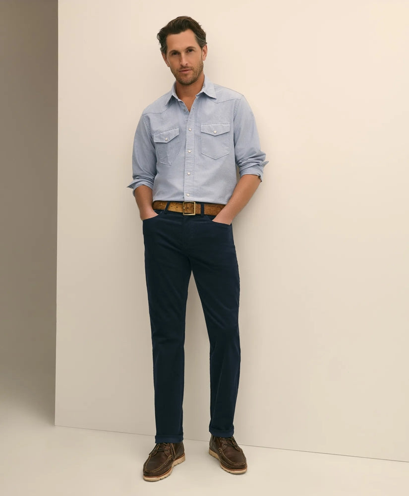 Cotton 5-Pocket Corduroy Pants
