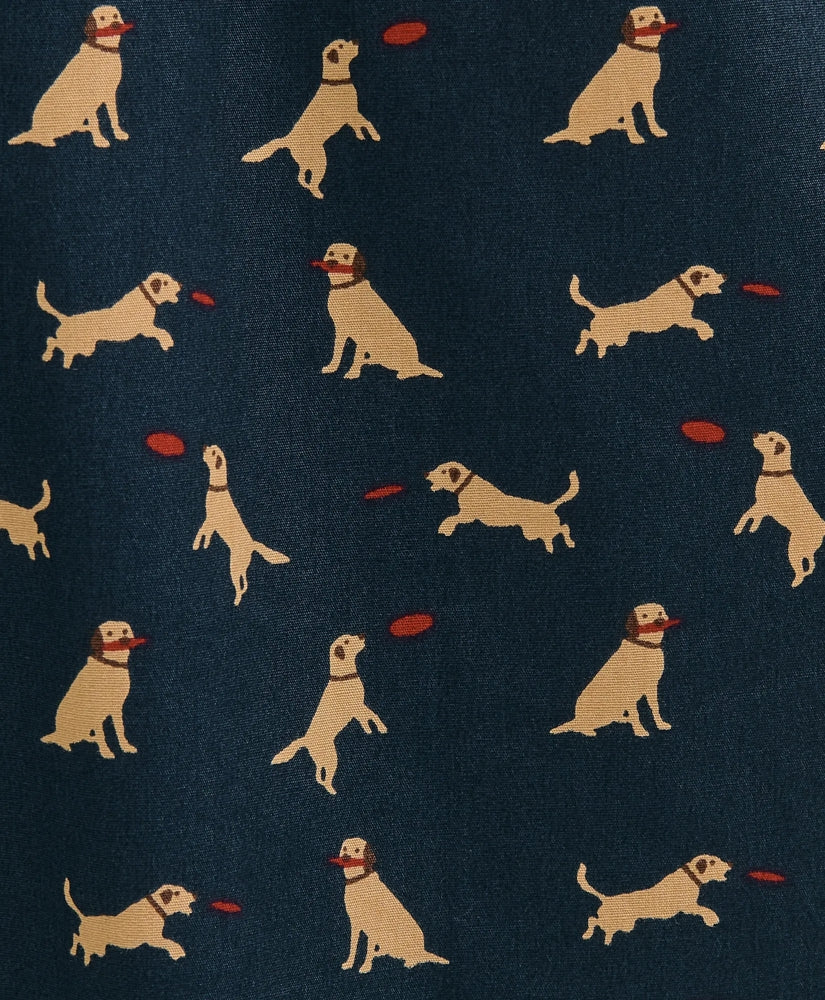 Cotton Broadcloth Frisbee Dog Lounge Pants