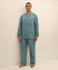 Cotton Broadcloth Plaid Pajamas
