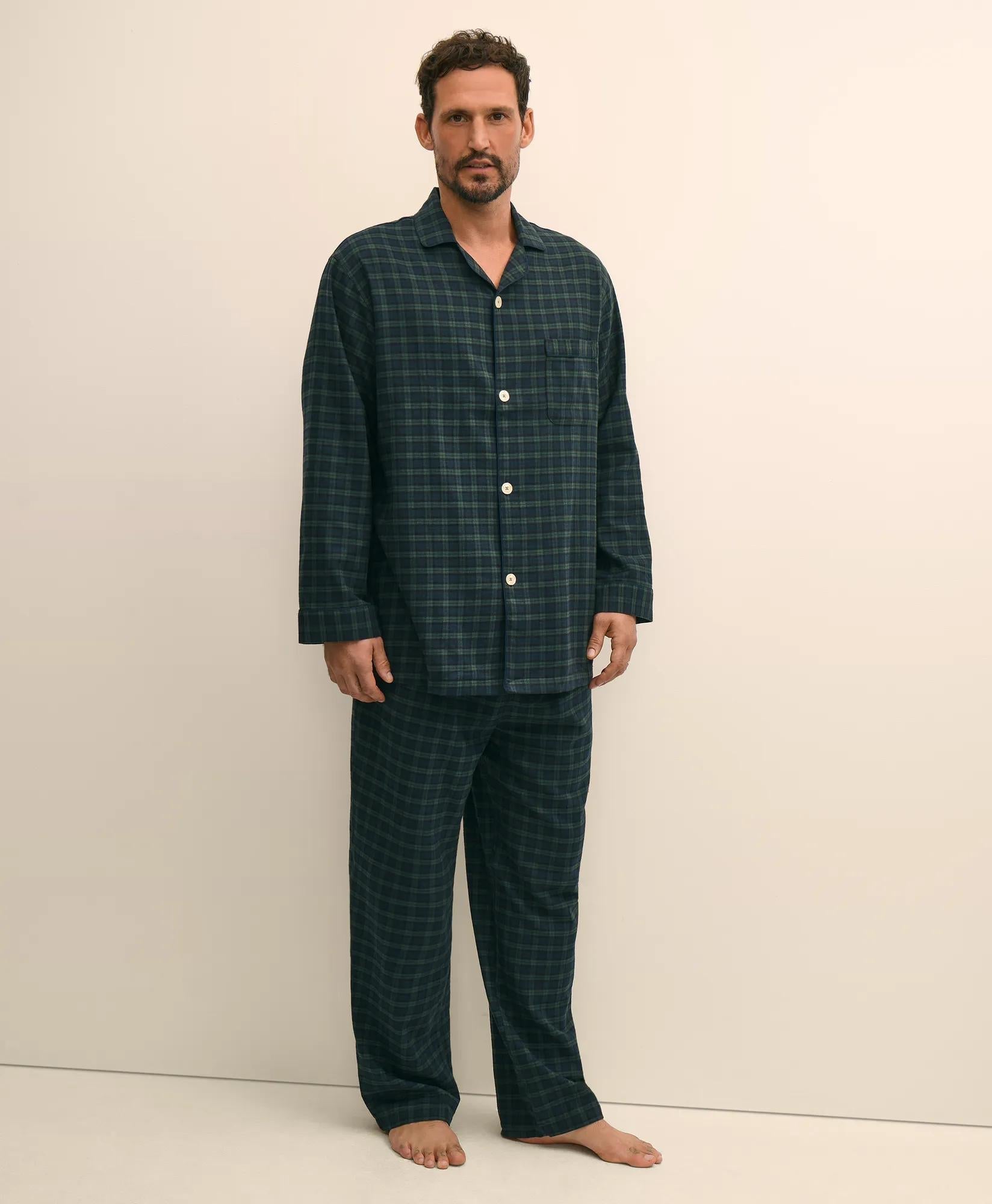 Cotton Flannel Tartan Pajamas