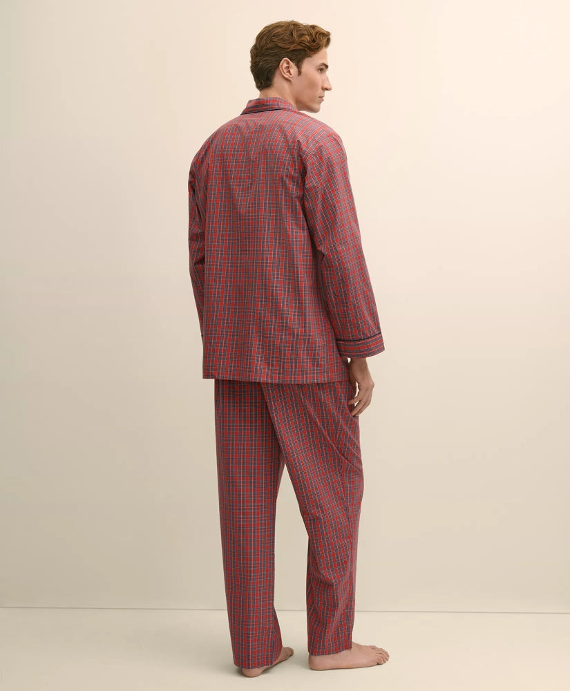 Cotton Broadcloth Tartan Pajamas