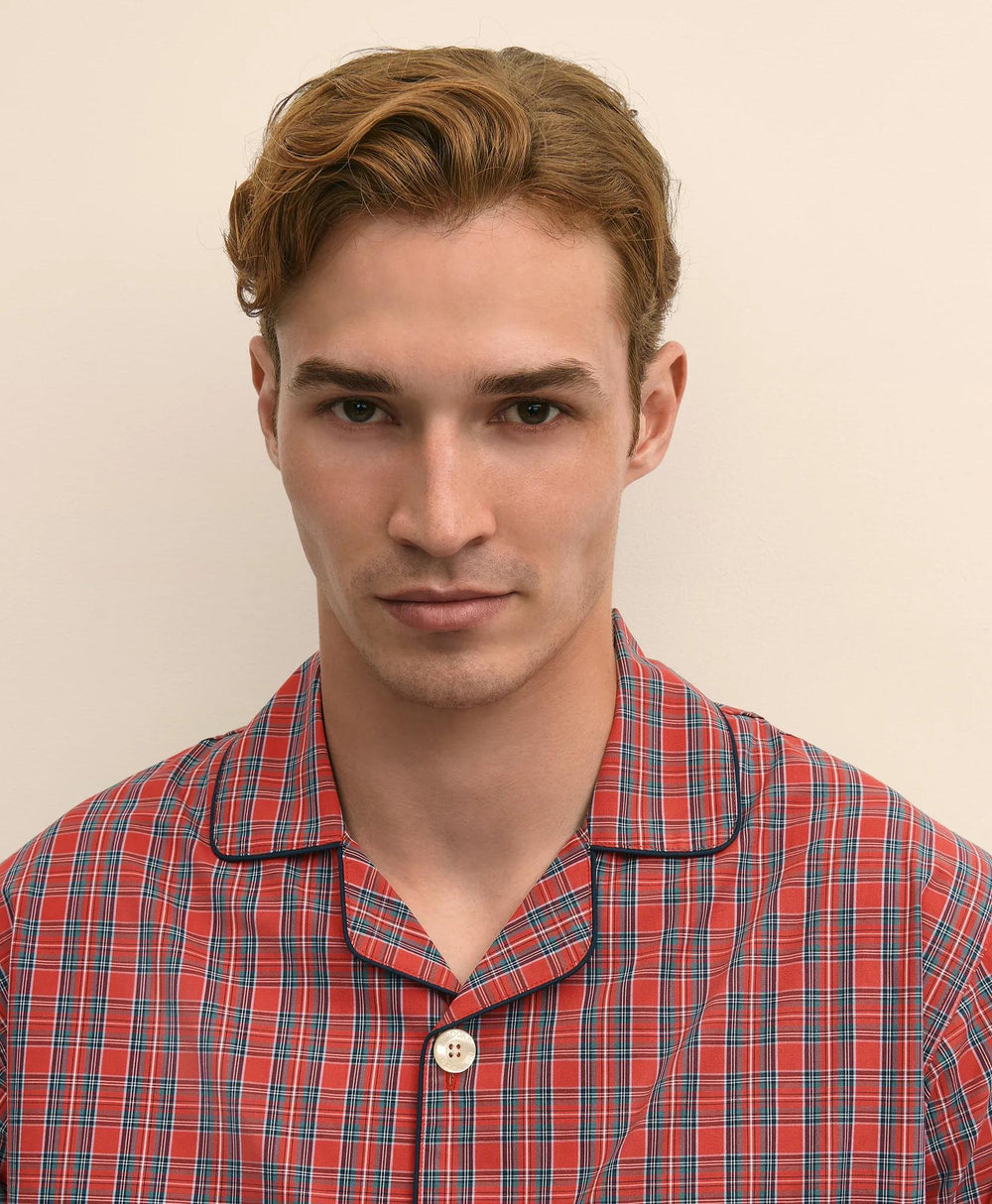 Cotton Broadcloth Tartan Pajamas