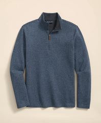 Cotton Herringbone Quarter-Zip