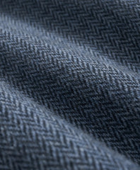 Cotton Herringbone Quarter-Zip