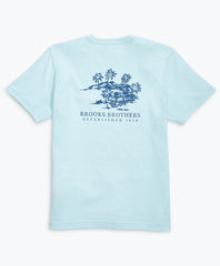 Hawaii-Print Cotton Jersey T-Shirt
